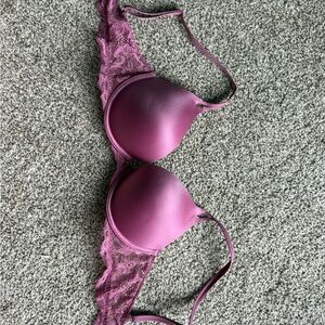 Victoria's Secret Deep Purple Lace Bra